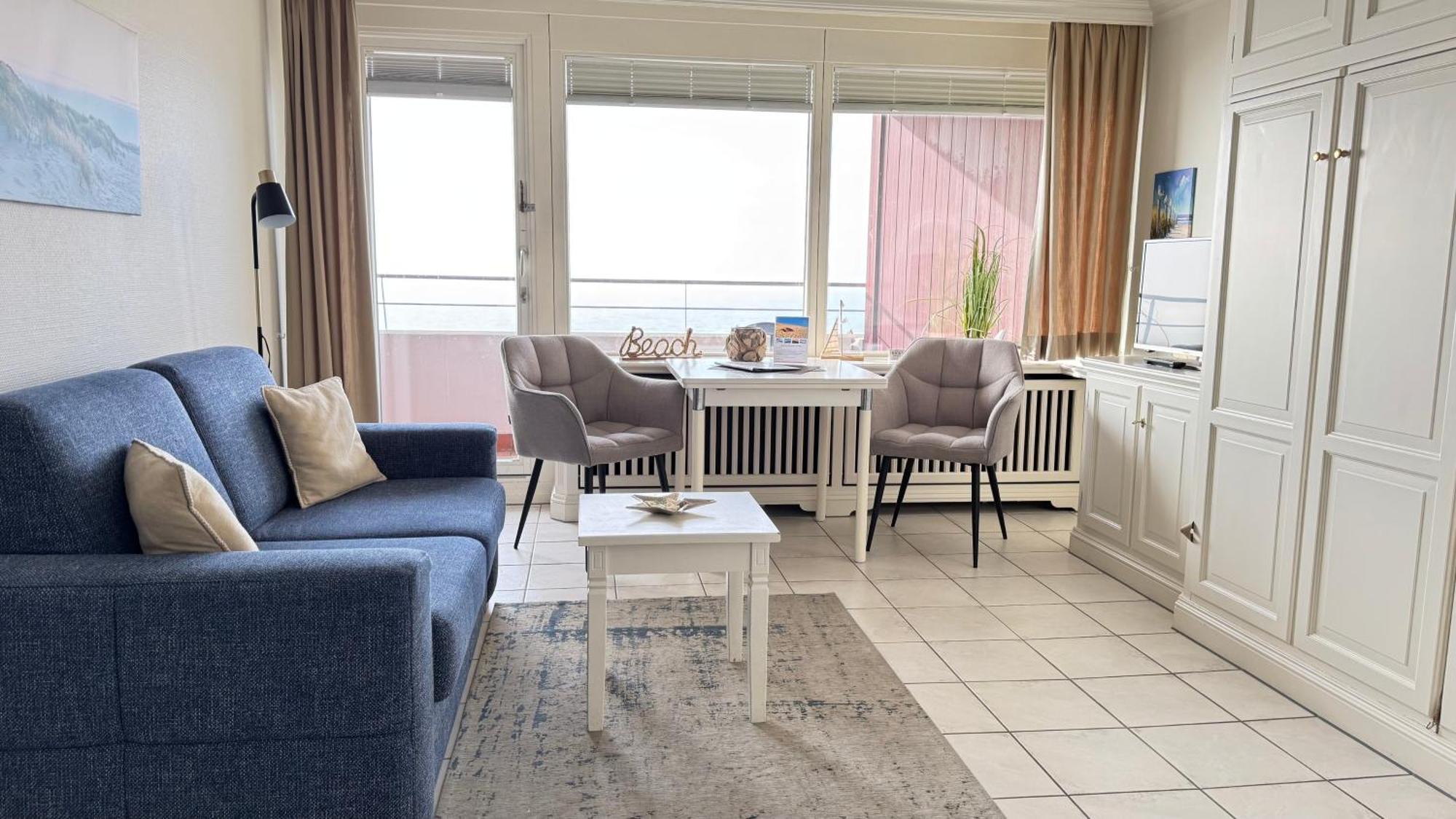 Apartment 1-159, Seeseite, Haus Metropol, 7 Etage Westerland